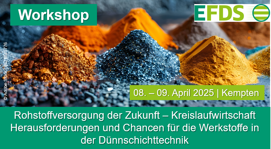 Workshop EFDS Rohstoffversorgung